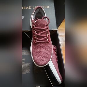 New Never Worn Allbirds Women's Tree Dasher 2 Sneakers in Botanic Red